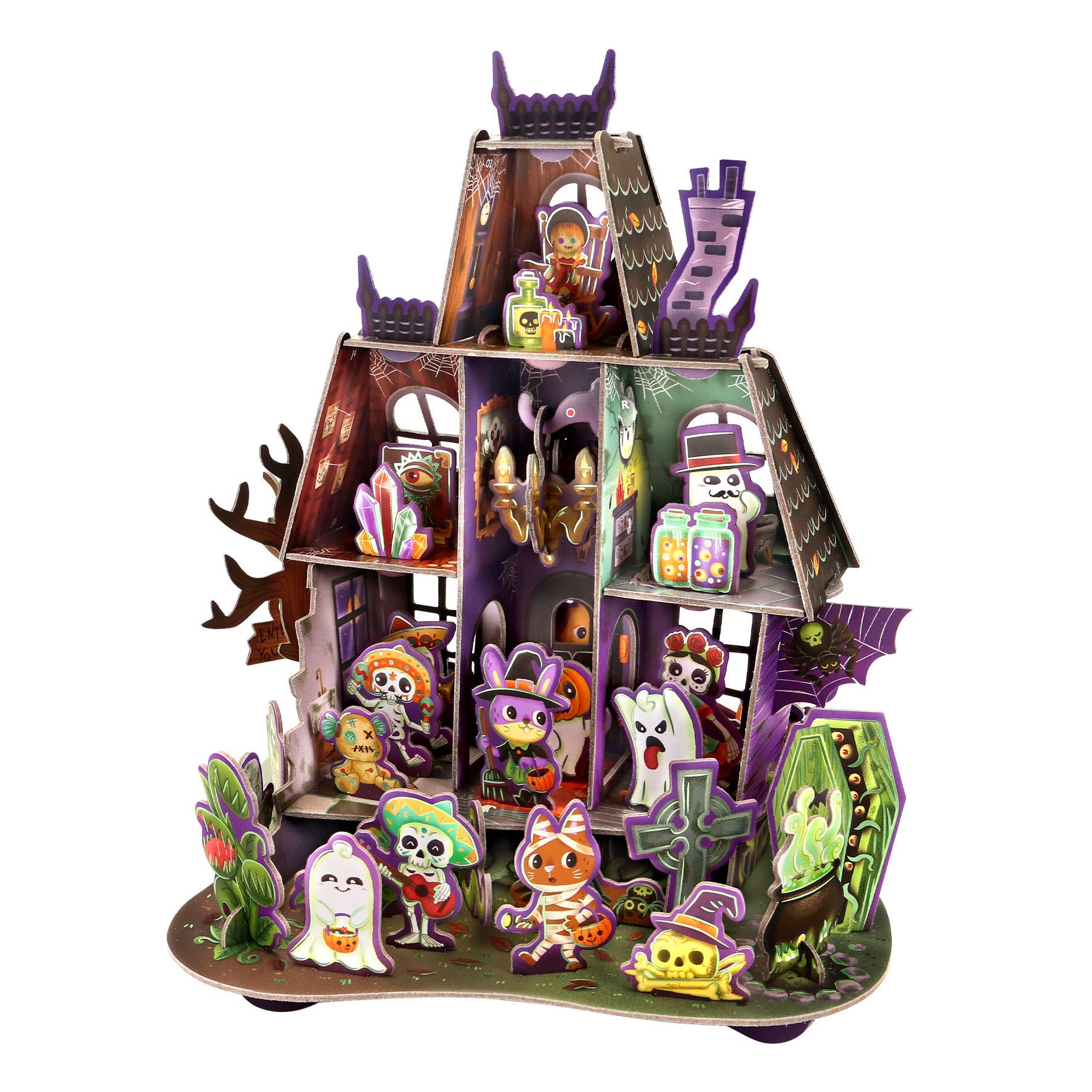 Santoro London - Wholesale Kerstdecoratie - Pop en Bouw - Halloweenhuis1