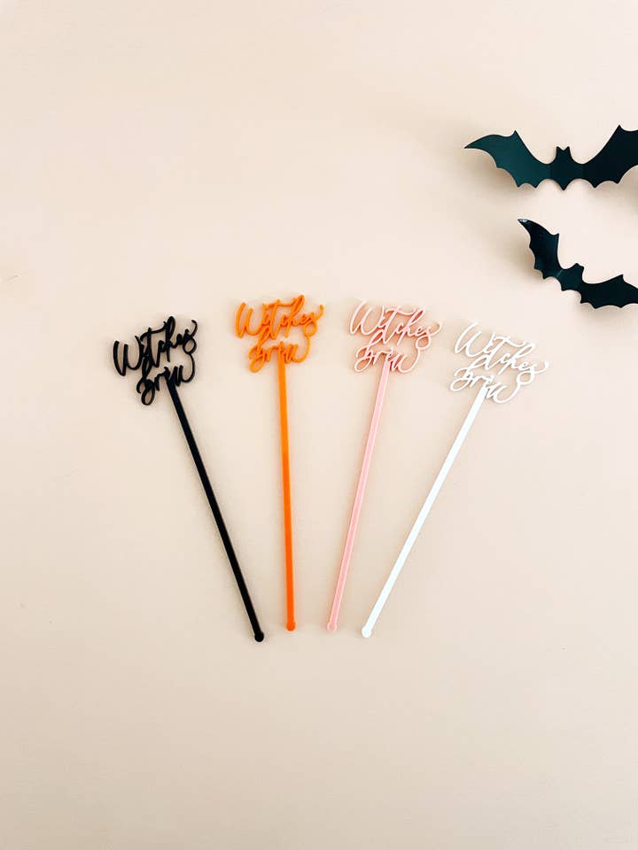 Witches Brew Drink Stirrers for wholesale by Proper Letter