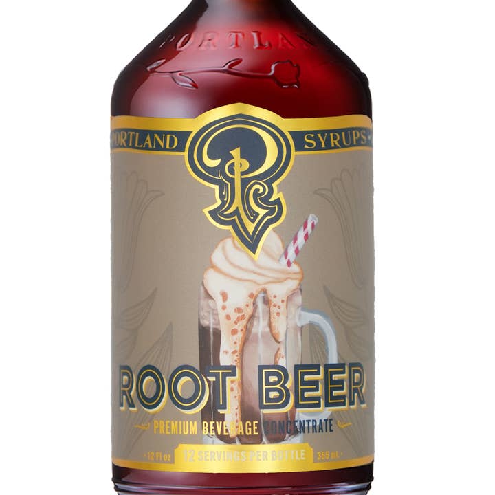 Portland Syrups – wholesale Cocktailmix/-sockerlag – Root Beer Sirap 12oz - cocktail/mocktail dryckesblandare