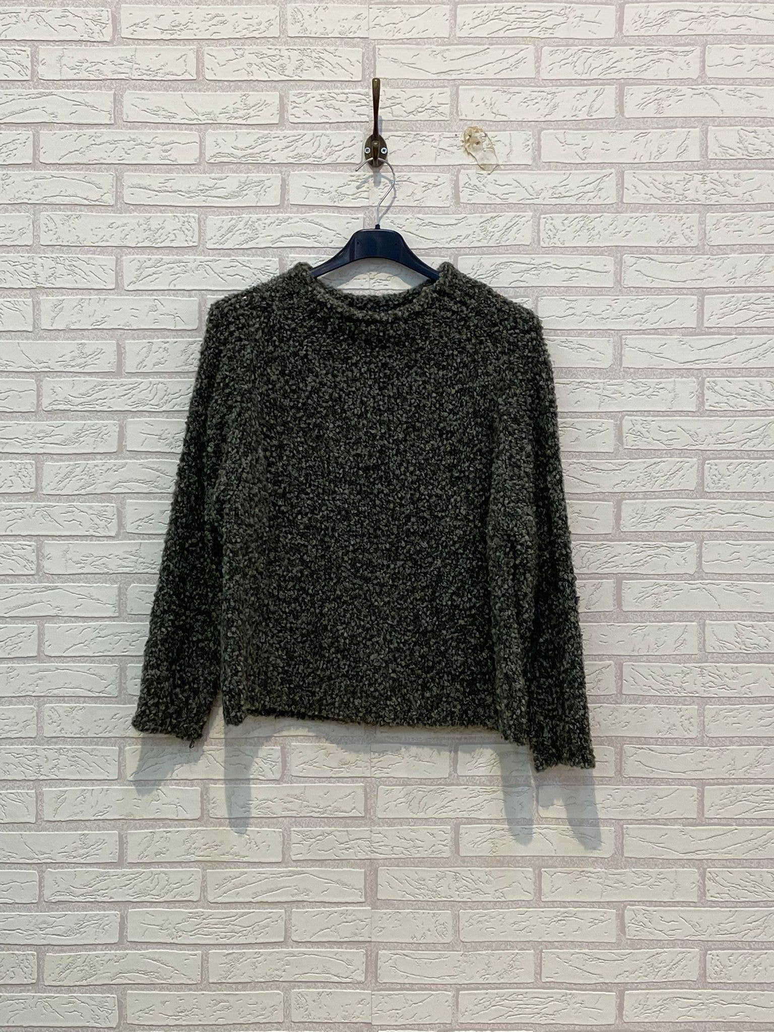 Ling – wholesale Knitted jumper – Women′s – REF.25522 BICOLOR SHEEP WOOL SWEATER4