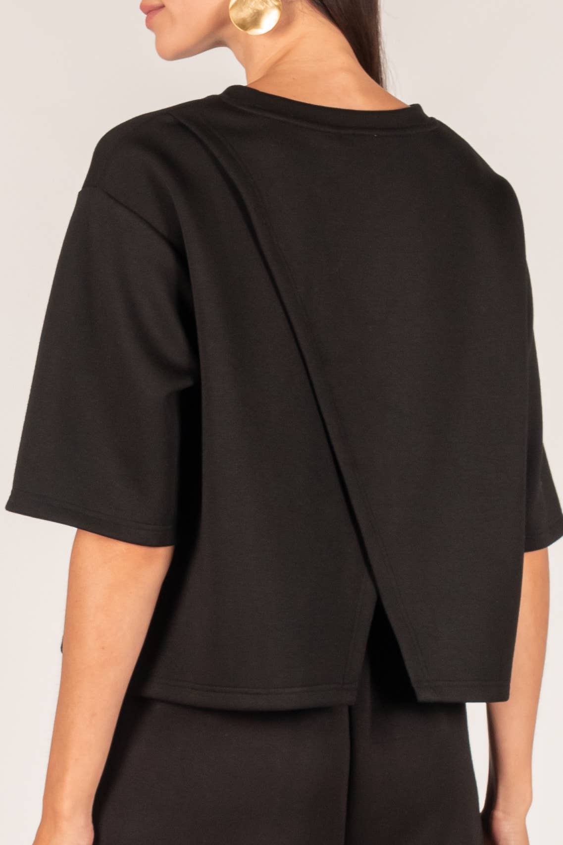 P. CILL - Wholesale Knit Top - Women's - P. CILL Butter Modal Overlap Back Detail Top5