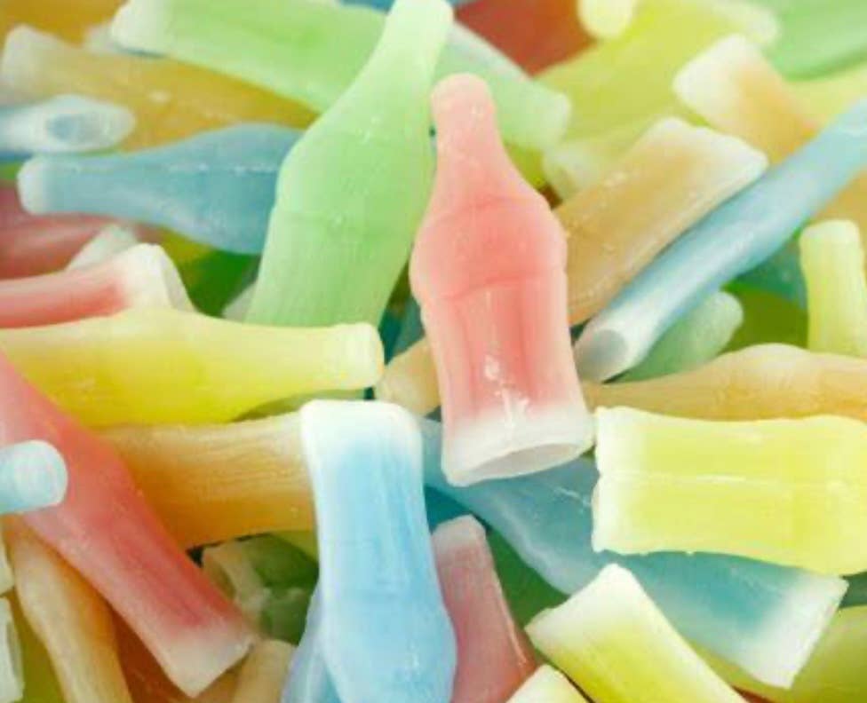 O'Shea's Candies Sweet Shop - Wholesale Hard Candy - BULK Old Fashioned Retro Nik L Dip Wax Bottles 4LB Bag 1