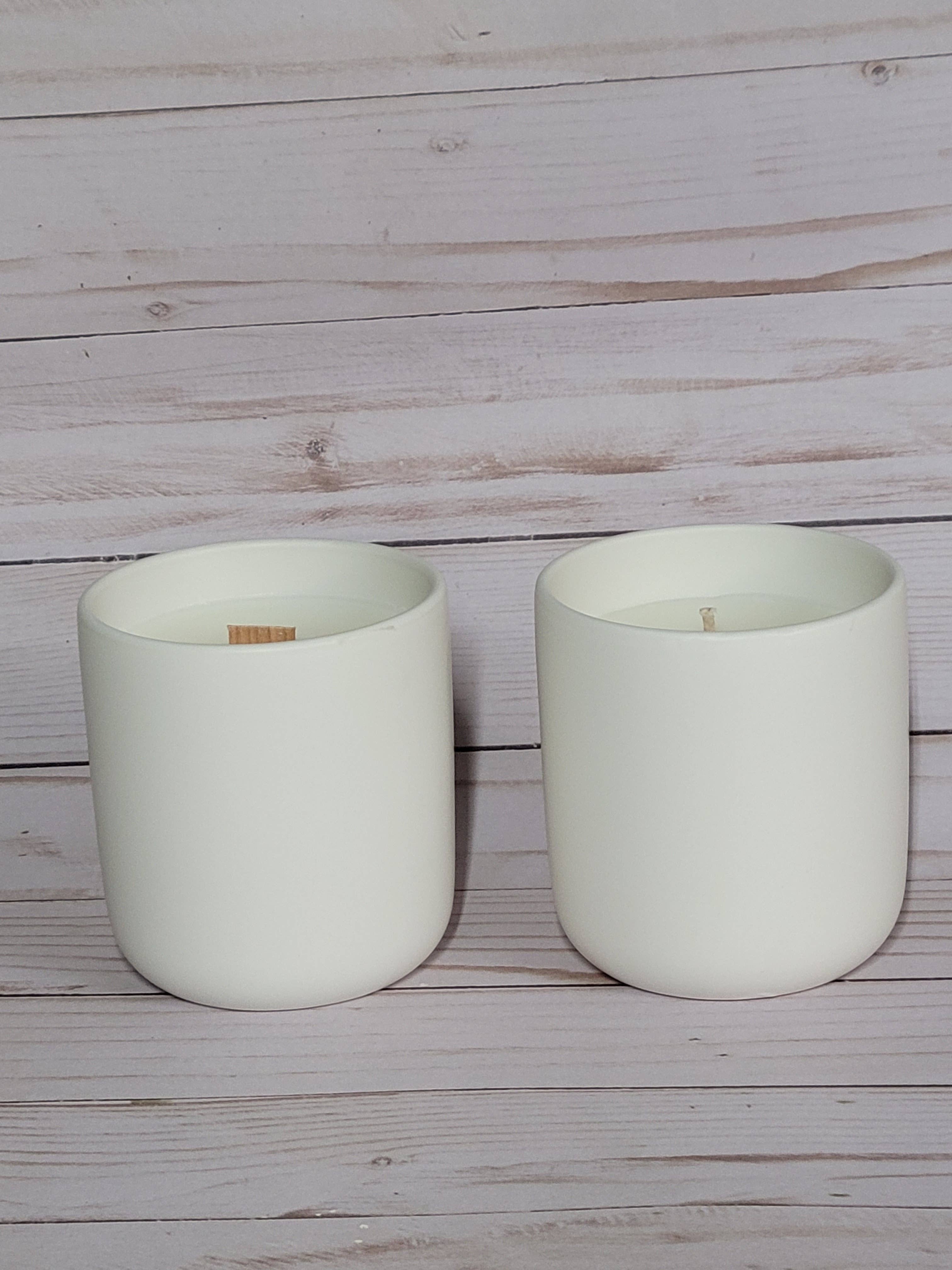 Stephanie Henry Candle Company - Wholesale Jar/Filled Candle - Soy Wax Candle, Ceramic Tumbler, Wood Lid, Multiple Scents4