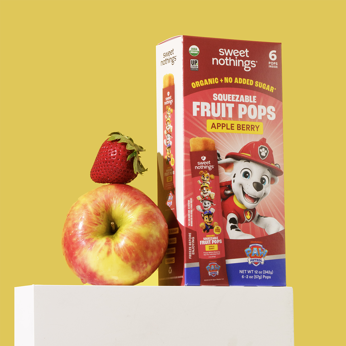 Sweet Nothings - Wholesale Fruit Snacks - Apple Berry Squeezable Fruit Pops - Freeze At Home10