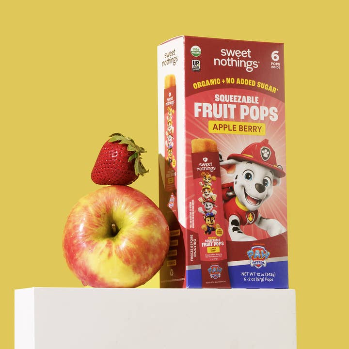 Sweet Nothings - Wholesale Fruit Snacks - Apple Berry Squeezable Fruit Pops - Freeze At Home10
