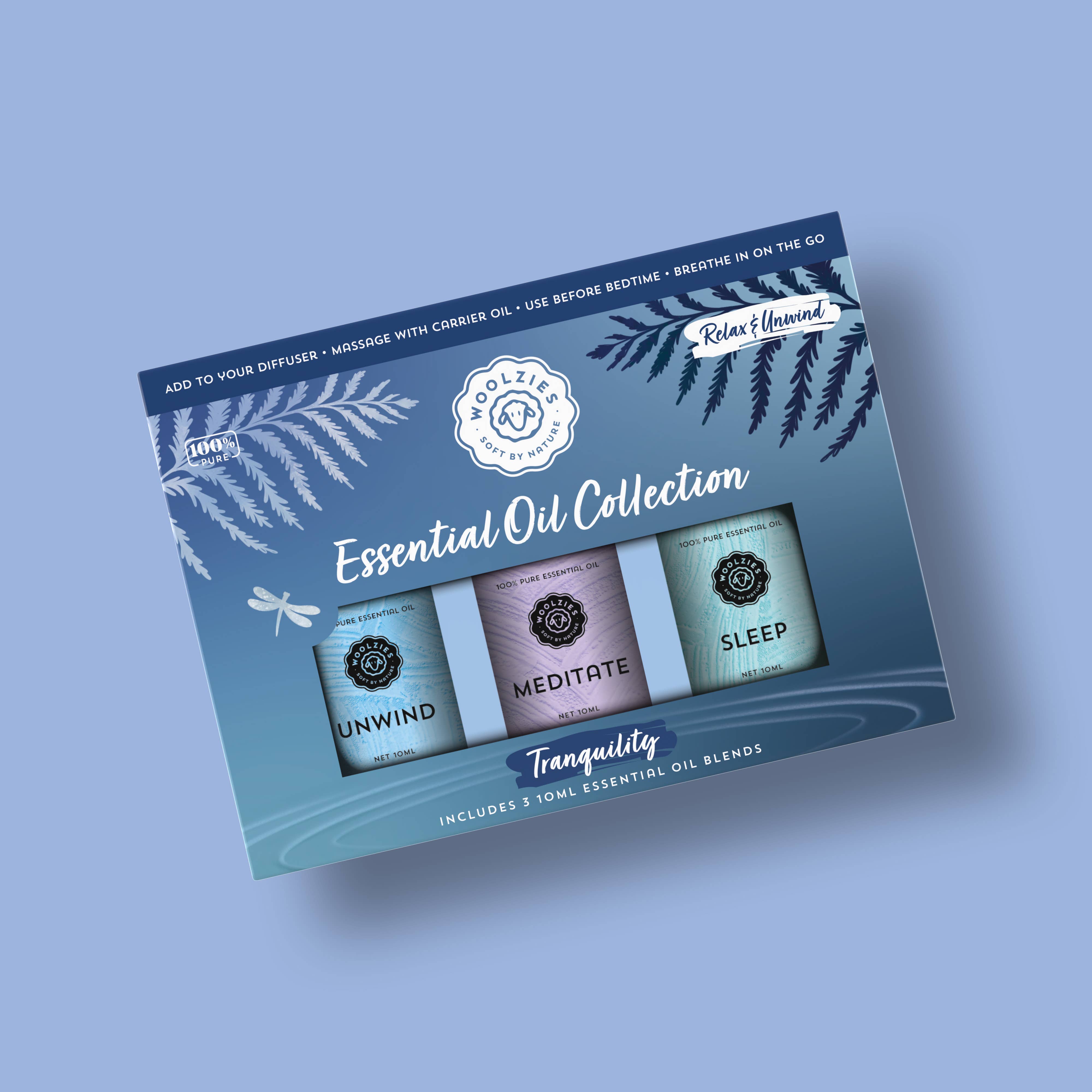 Woolzies - Wholesale Etherische olie - Tranquility Essentiële Olie Collectie – 3x10ml2