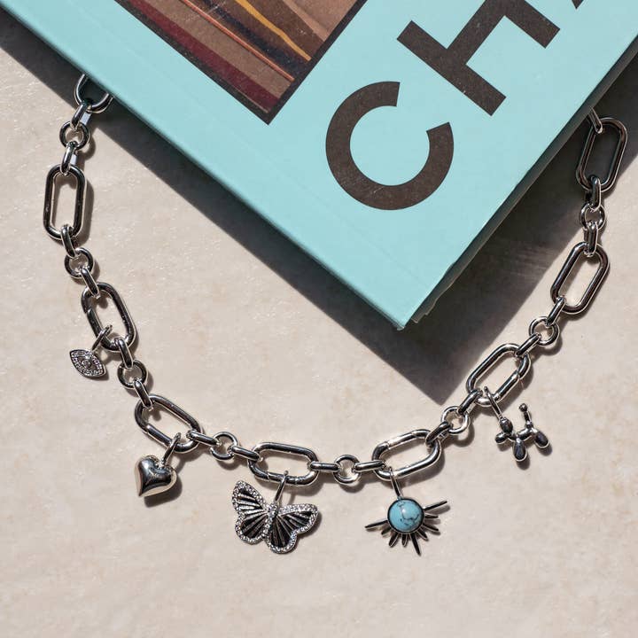 The Sis Kiss - Venta al por mayor Abalorios/colgantes individuales - Colgante con forma de corazón hinchado en miniatura2