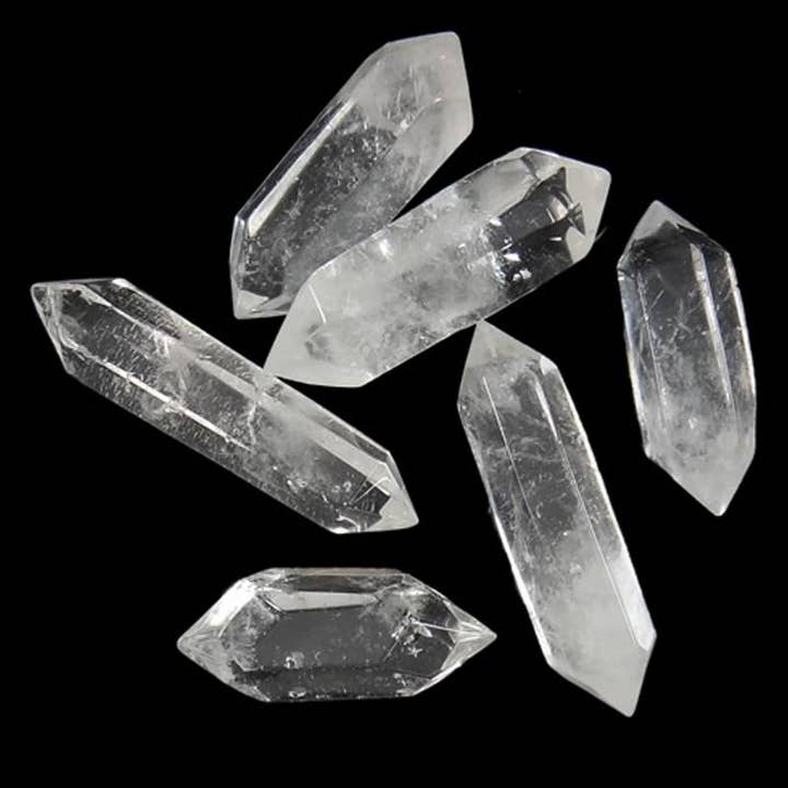 Dubbeländad bergkristallspets från Brasilien, klass A för wholesale av La Boîte à Cailloux