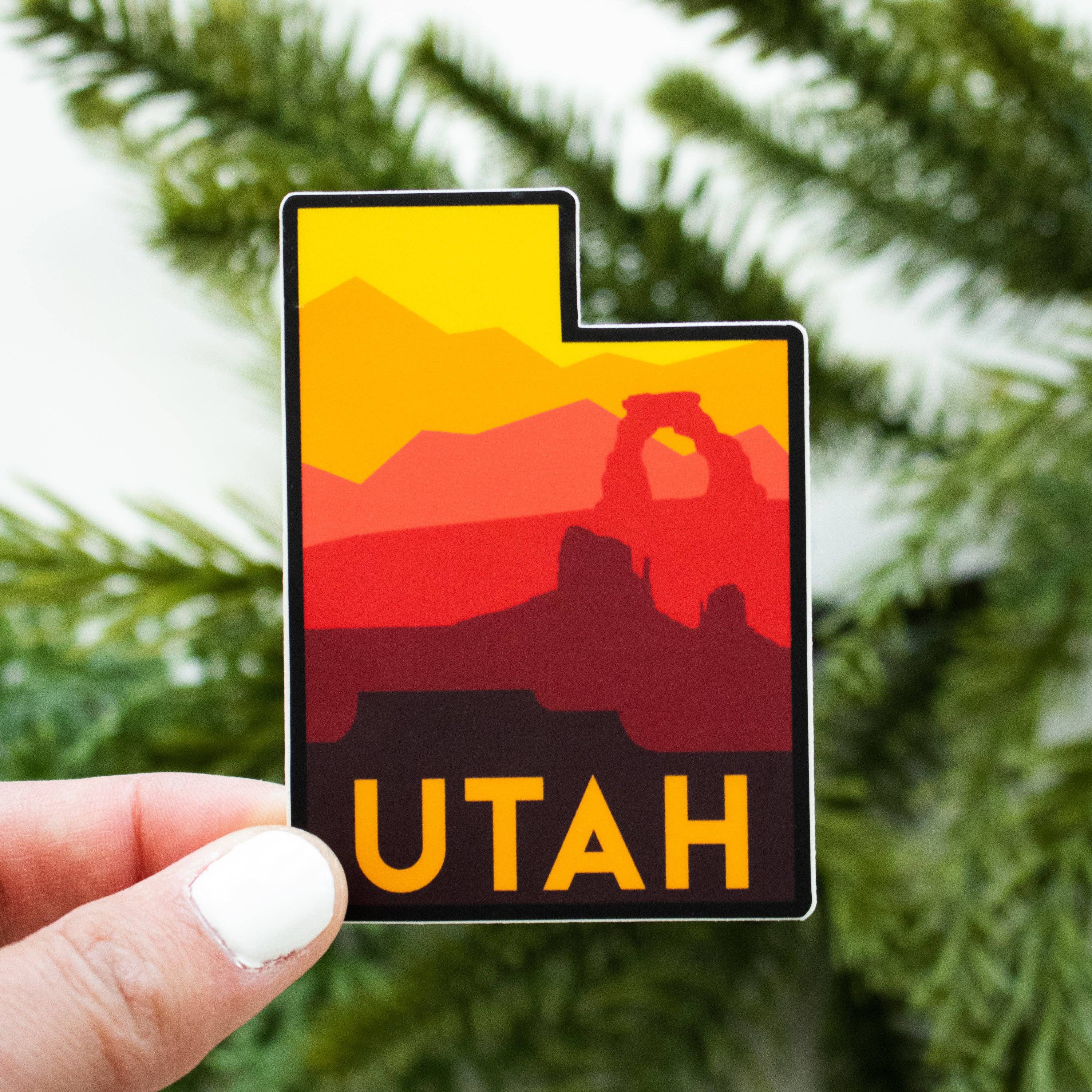 Riley Funk Designs - Wholesale Sticker - Utah State Sticker3