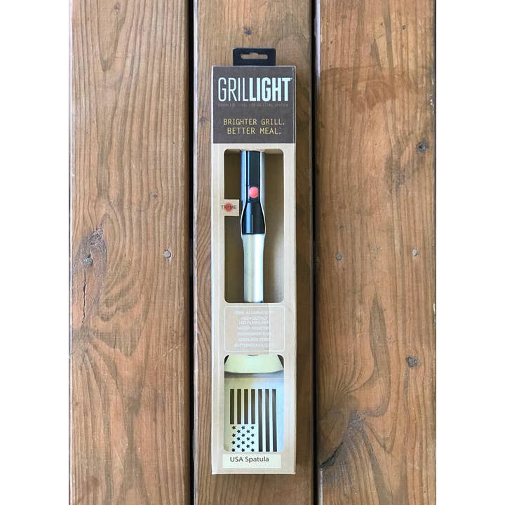GRILLIGHT – Großhandel Prannenheber/-wender – Beleuchteter Spatel - USA Edition
