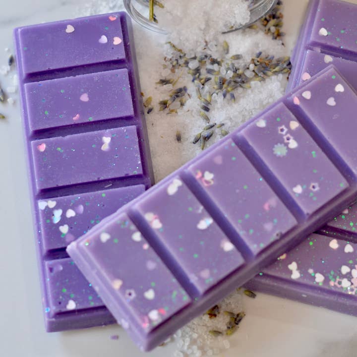 Lavendel svart te vax smältstång för wholesale av Villainous Wax