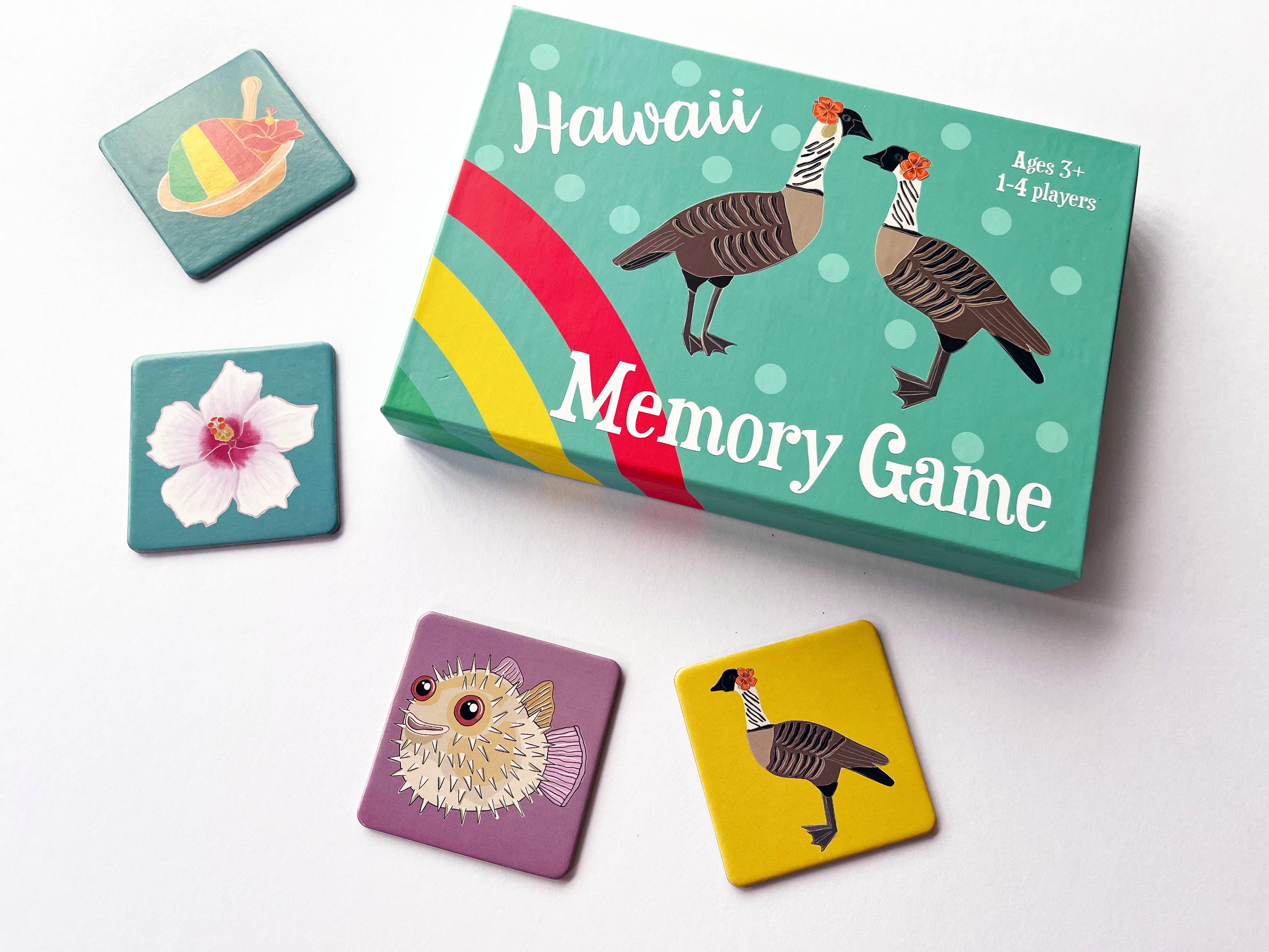 Left Right Design - Wholesale Brain Game - Kids - Hawaii Memory Match Game4