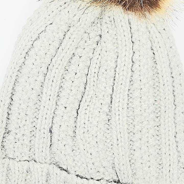 Arya Jewellery Wholesale – wholesale Beanie – Women's – Ribbed Knit Fluffy Bobble Hats Pack of 123
