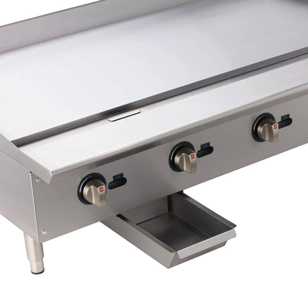 EcoQuality - Wholesale Kitchen Appliance - NGGD-12M-48M, 24" to 48" Manual Control Natural Gas Griddle10