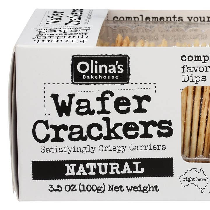 Everyday Supply Co - Wholesale Chips - OLINAS BAKEHOUSE CRACKER WAFER NATURAL - Case of 120