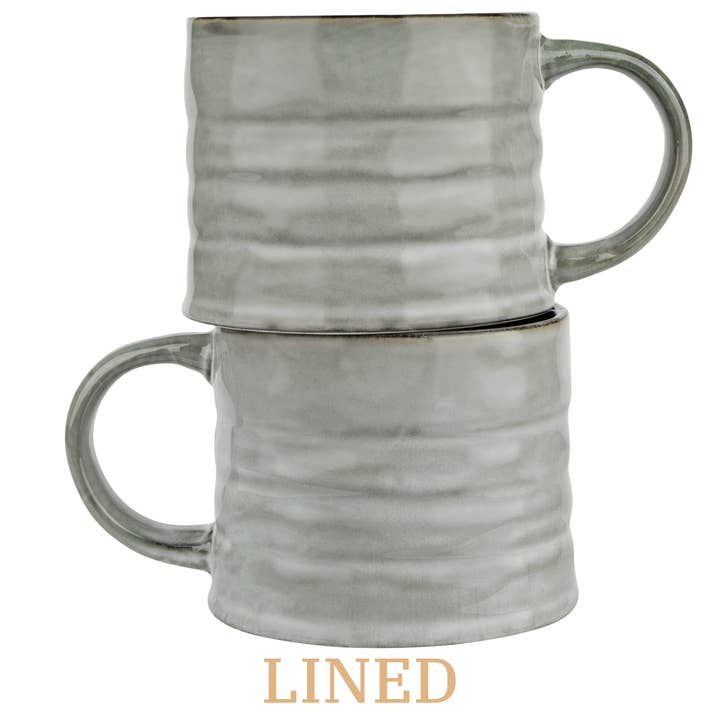 Kook - Wholesale Coffee Mug - Kook Java Coffee Mugs, Stoneware, 15 oz, Set of 22