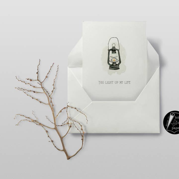 Valentinsdag kort lyser mit liv for engroshandel hos Bits of paper design co