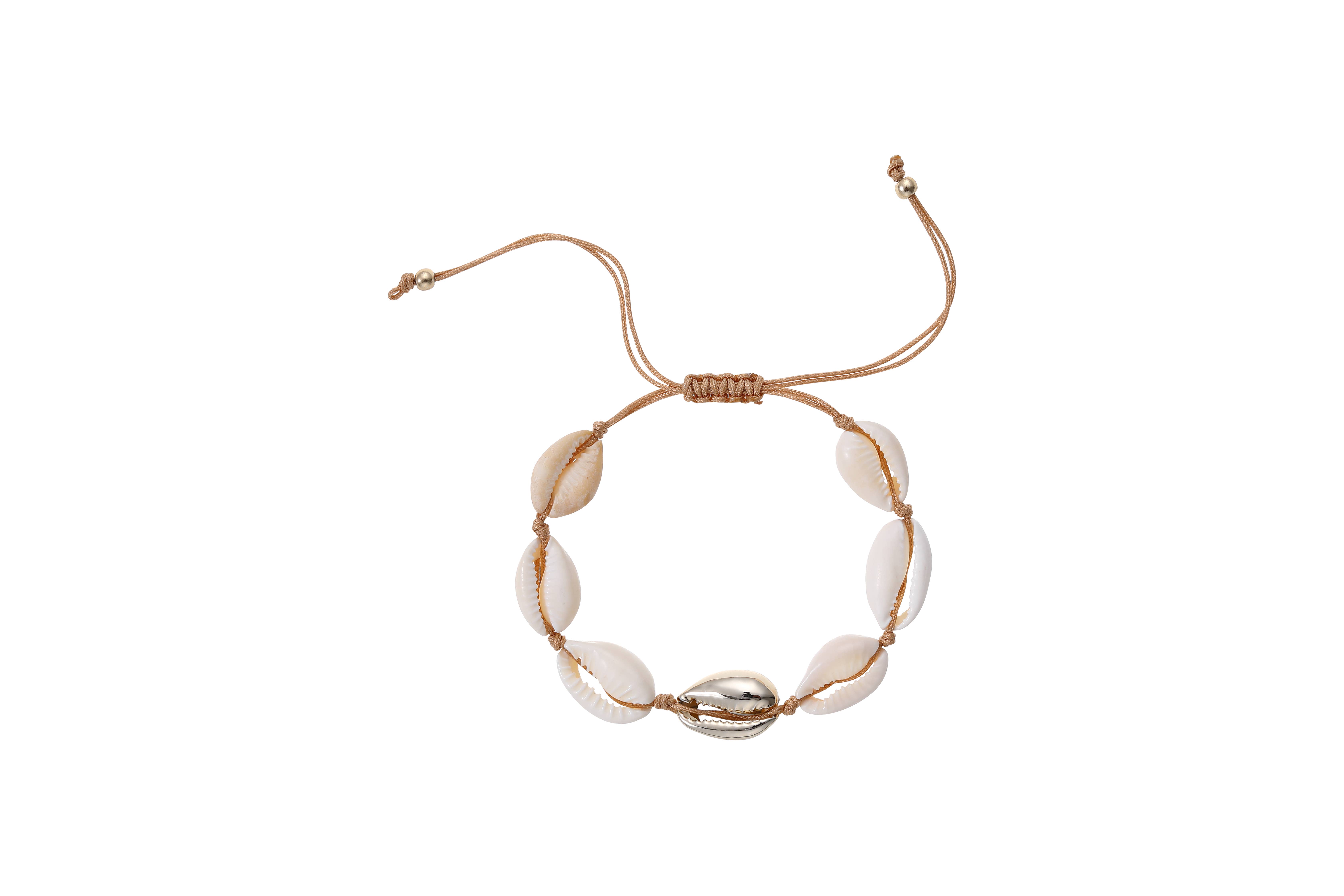 STELLA GREEN - Wholesale Beaded Bracelet - Adjustable Shell Bracelet3