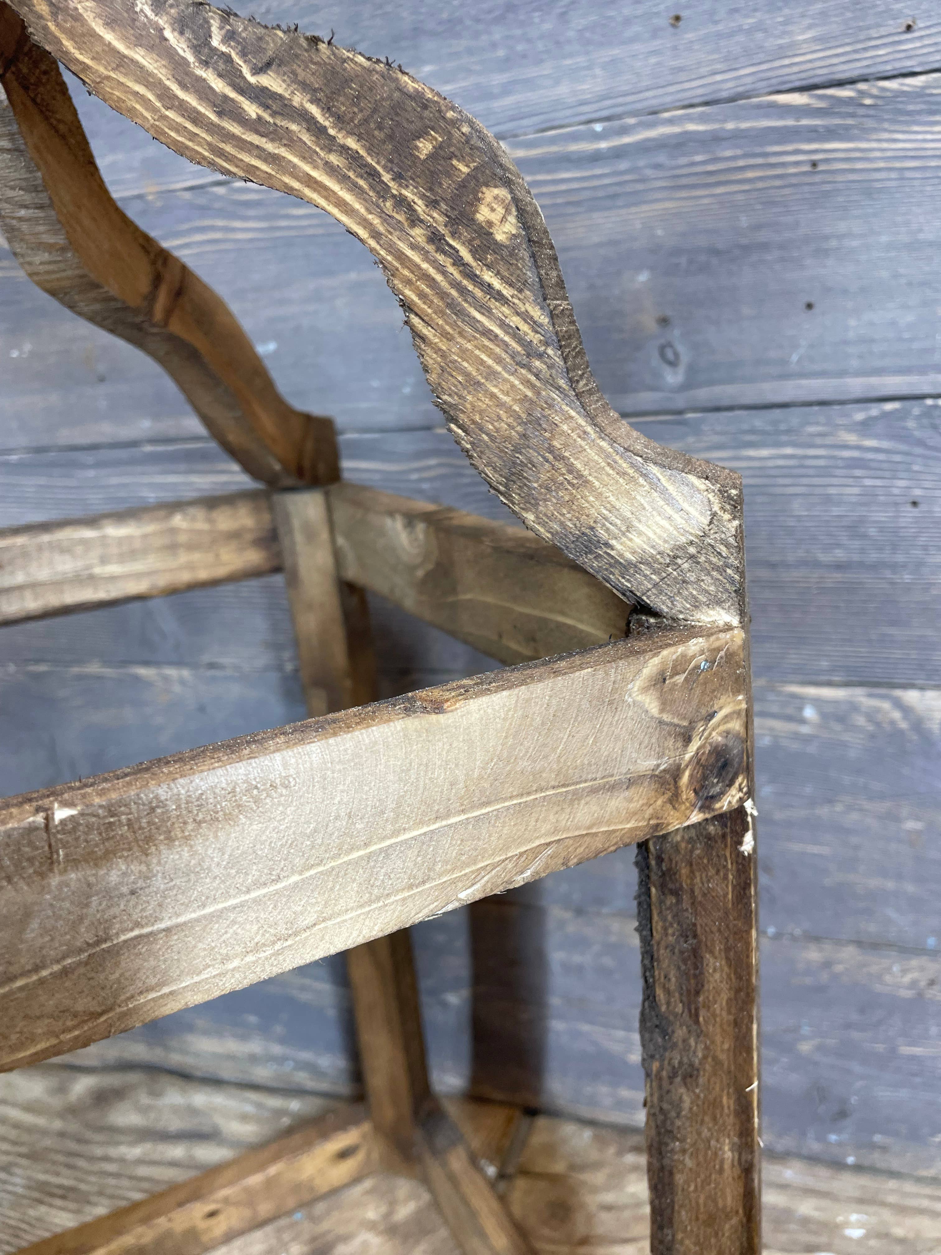 My Amigos Imports - Wholesale Lantern -  Pinnacle Farmhouse Wood Lantern-Set of 2-Rustic-Brown6