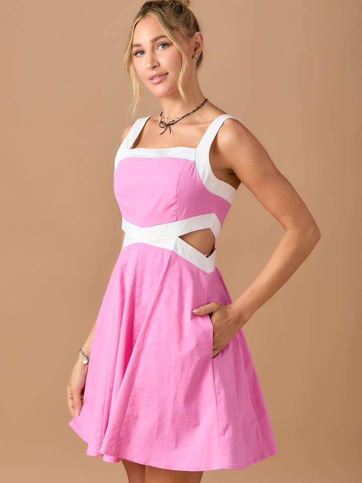 BABY PINK - Venta al por mayor Vestido - Mujer - Vestido con escote cuadrado19