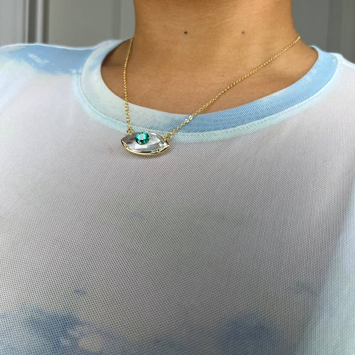 Crystal Eye Necklace for wholesale by 22 RIVERDALE