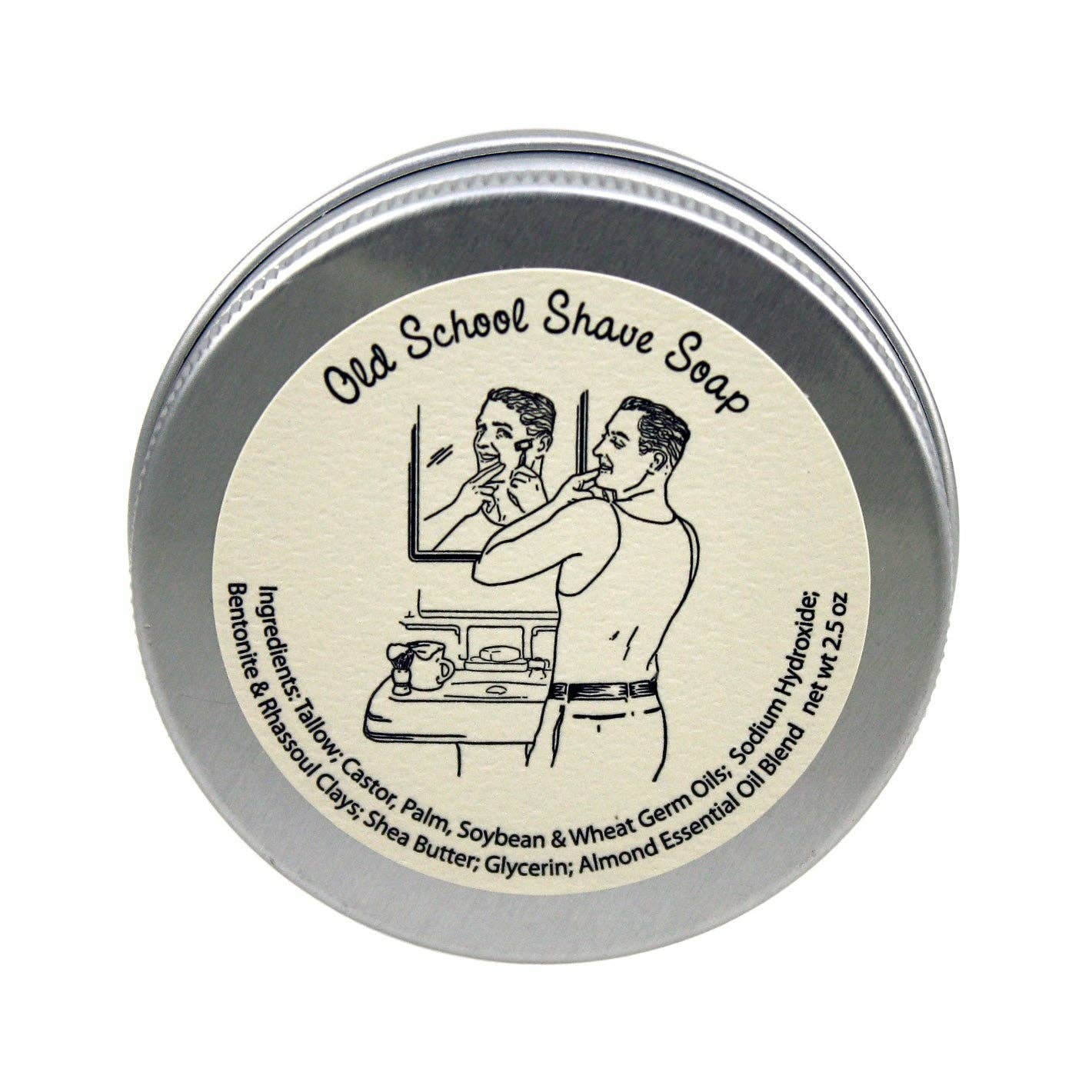 Seattle Sundries - Wholesale Shave Soap - Men's - Old School Shave Soap0
