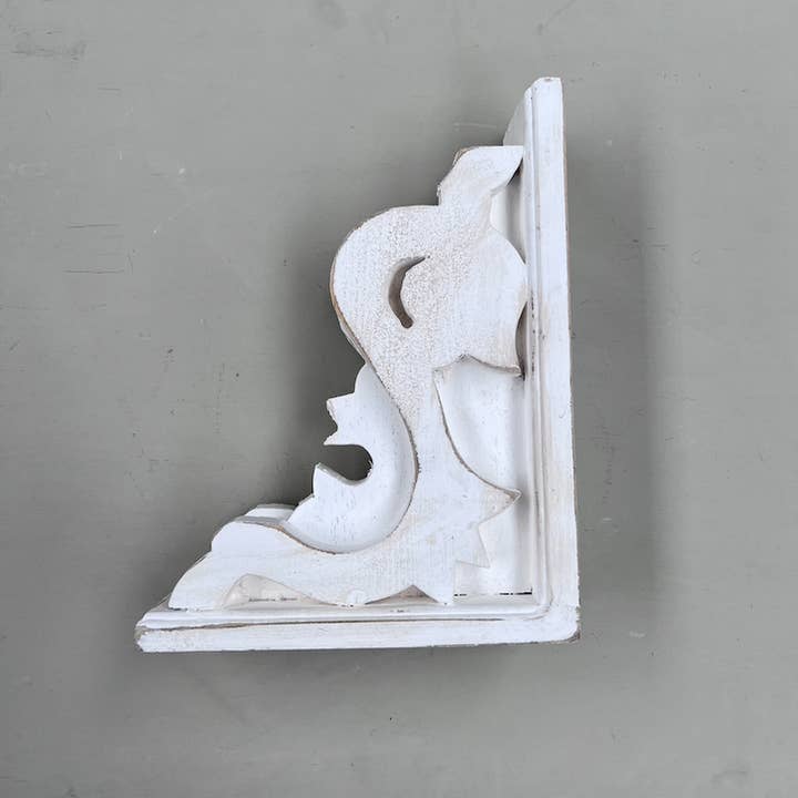 The Welcome Sign - Wholesale Decorative Tabletop Object - Tulip White Corbel1