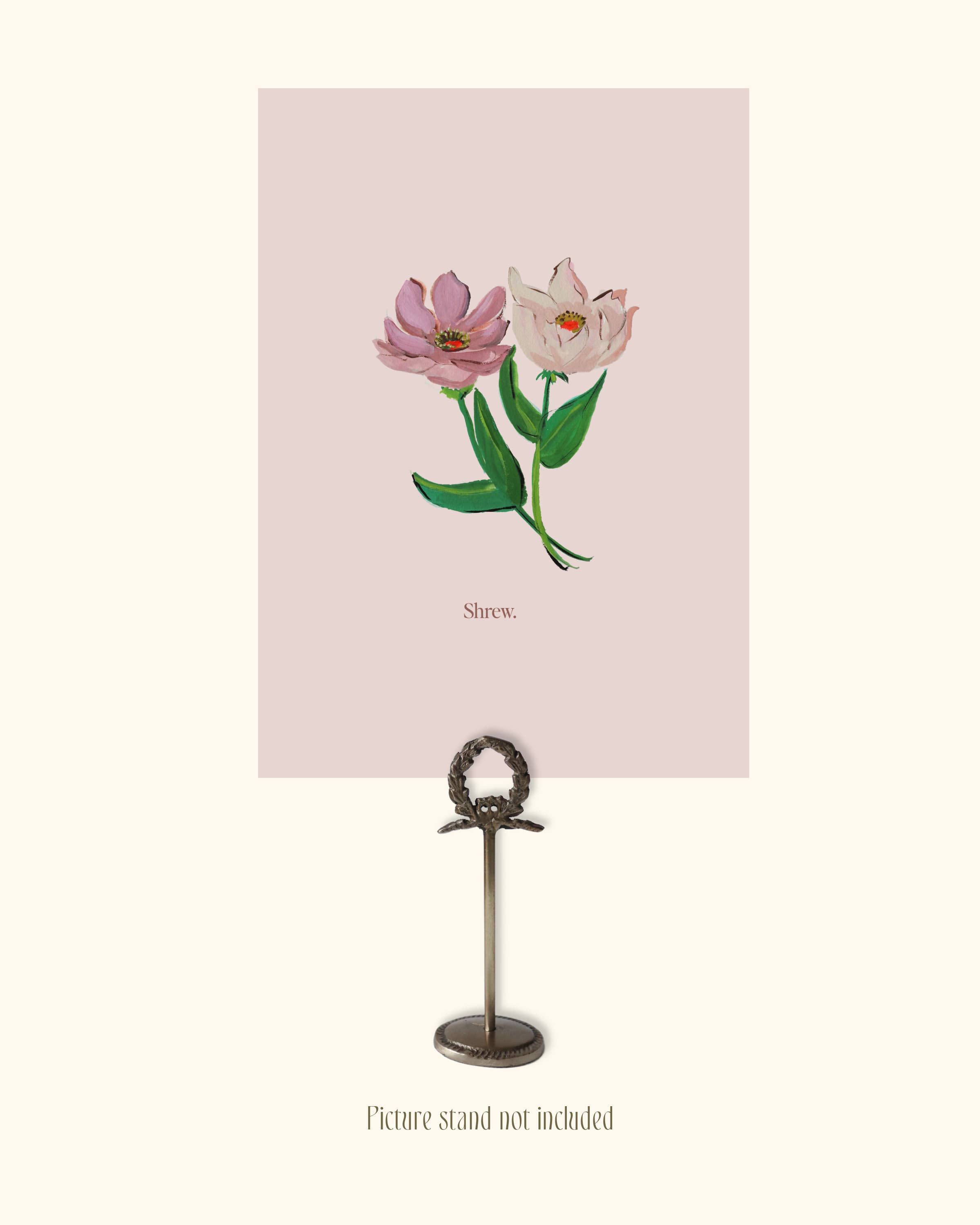 THE MANSION GIRLS - Wholesale Art Print - 'Blooming Shrew'. Art print by Janet Hill.  Framing not req.0