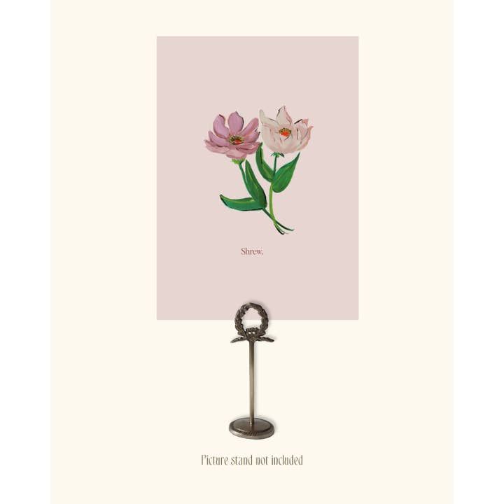 THE MANSION GIRLS - Wholesale Art Print - 'Blooming Shrew'. Art print by Janet Hill. Framing not req.