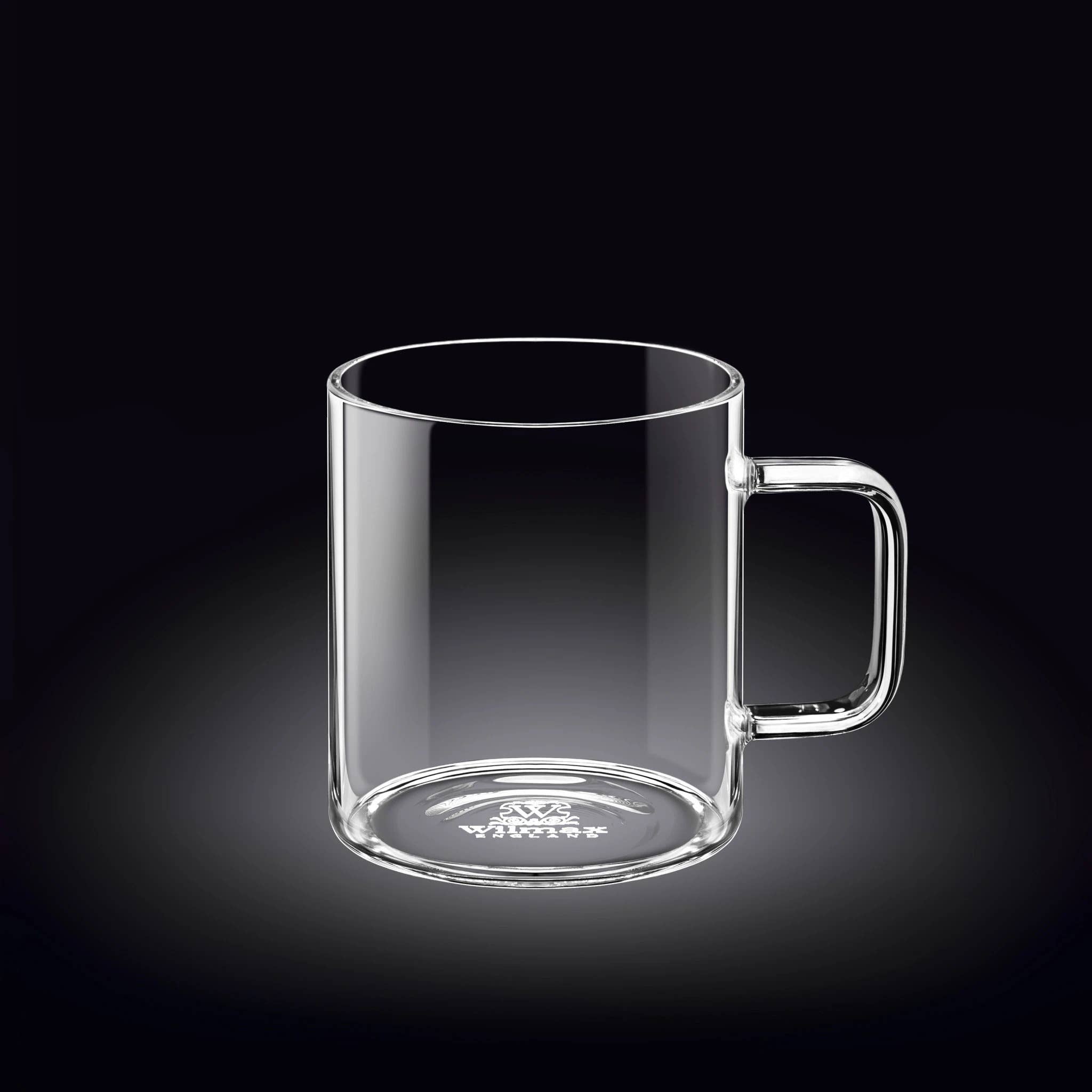 WILMAX USA - Wholesale Coffee Mug - 13.5 oz Thermo Glass Mug
