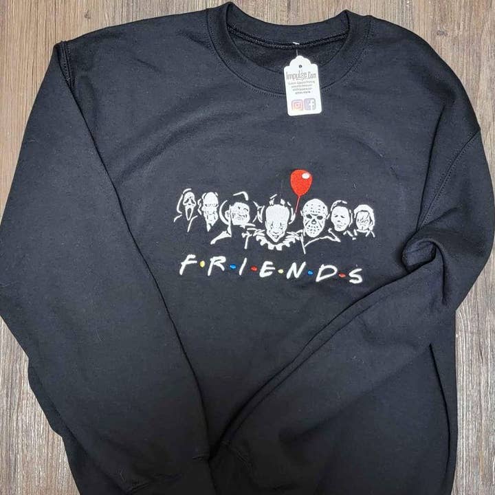 Sudadera bordada de Halloween Psycho Bunch para venta al por mayor de MA Printing Studio