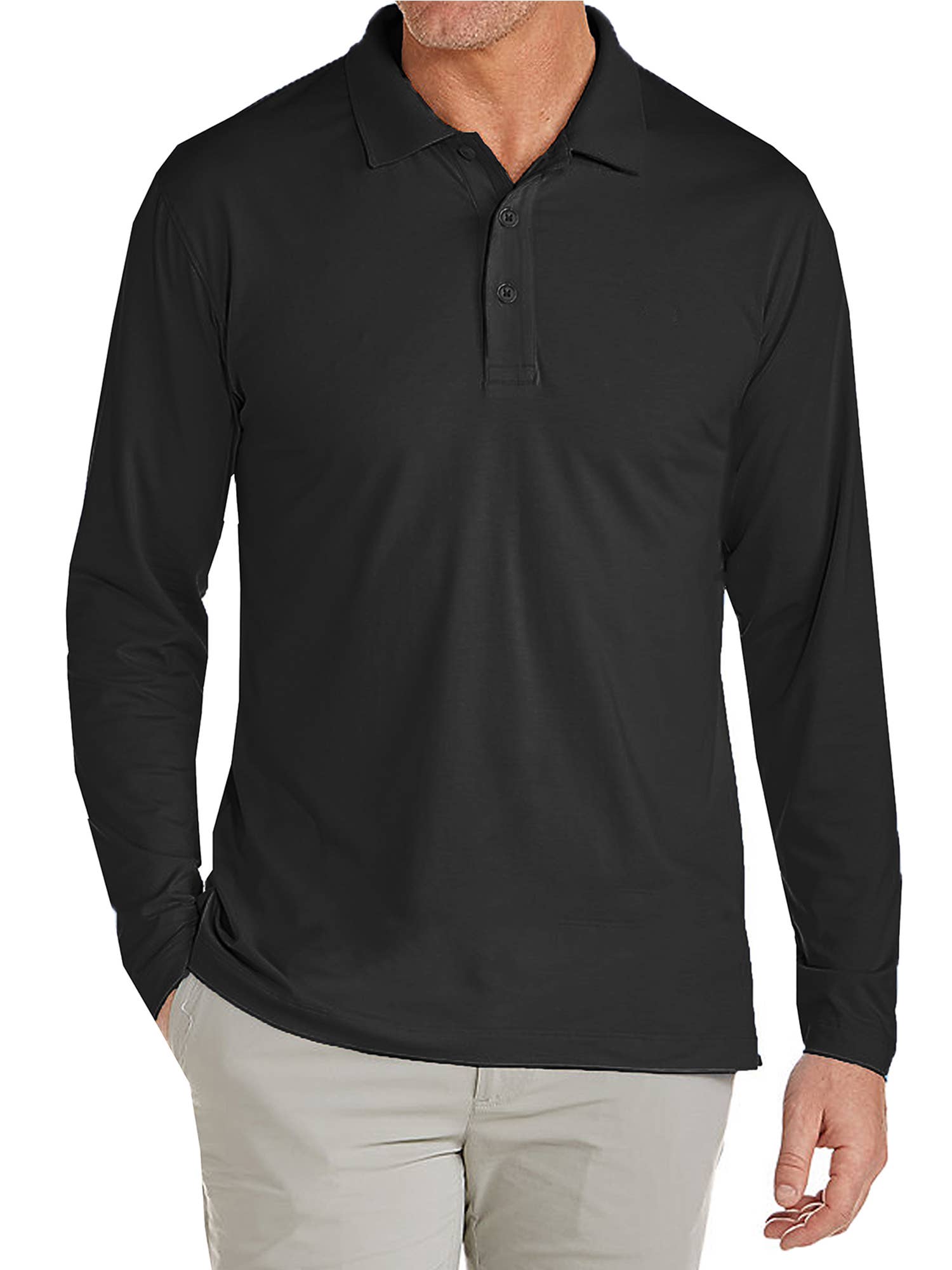 Galaxy By Harvic - Wholesale Polo - Men's - Men's Long Sleeve Polo0