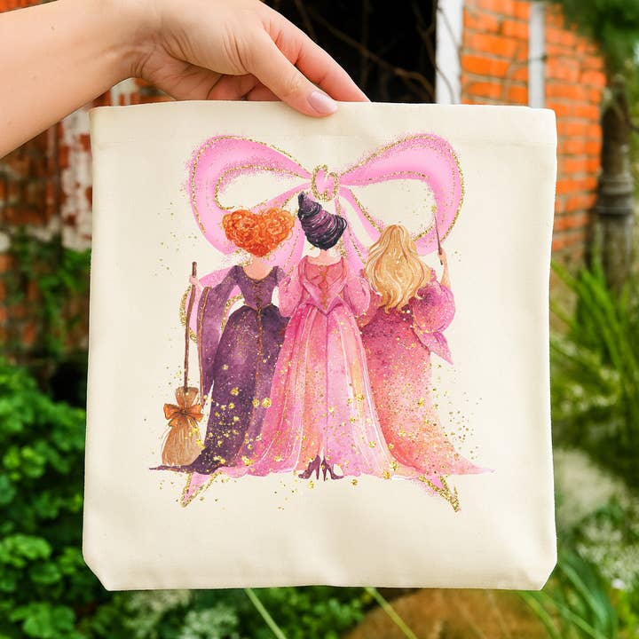 Halloween Witches Shirt – Preppy Pink Bow Design for wholesale by Sweetteez LLC