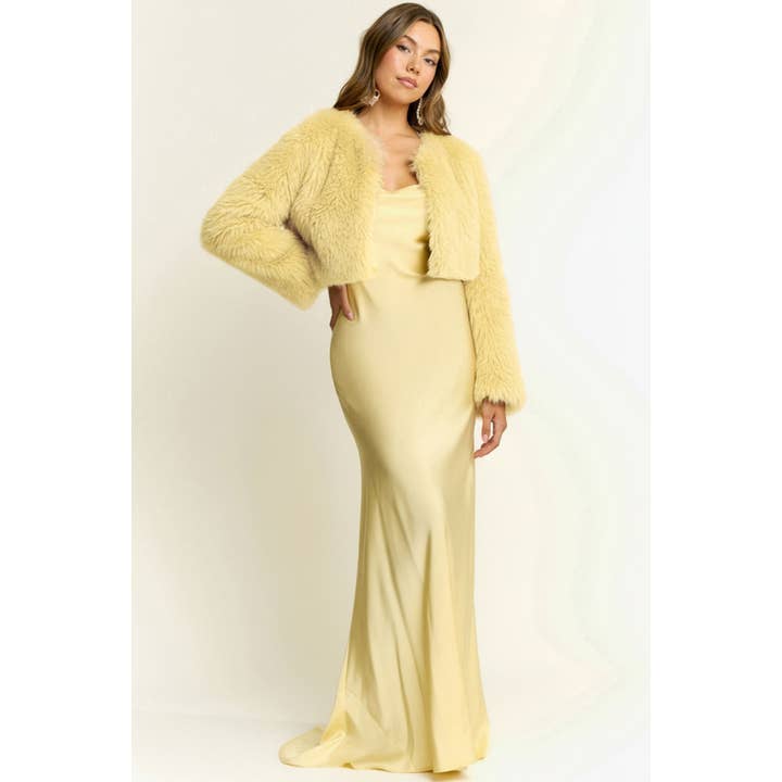 Maniju - Wholesale Fur/Faux Fur Coat - Women's - ELEGANT FAUX FUR JACKET 6