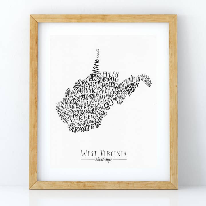 West Virginia Foodways afdrukken voor wholesale door Stately Made