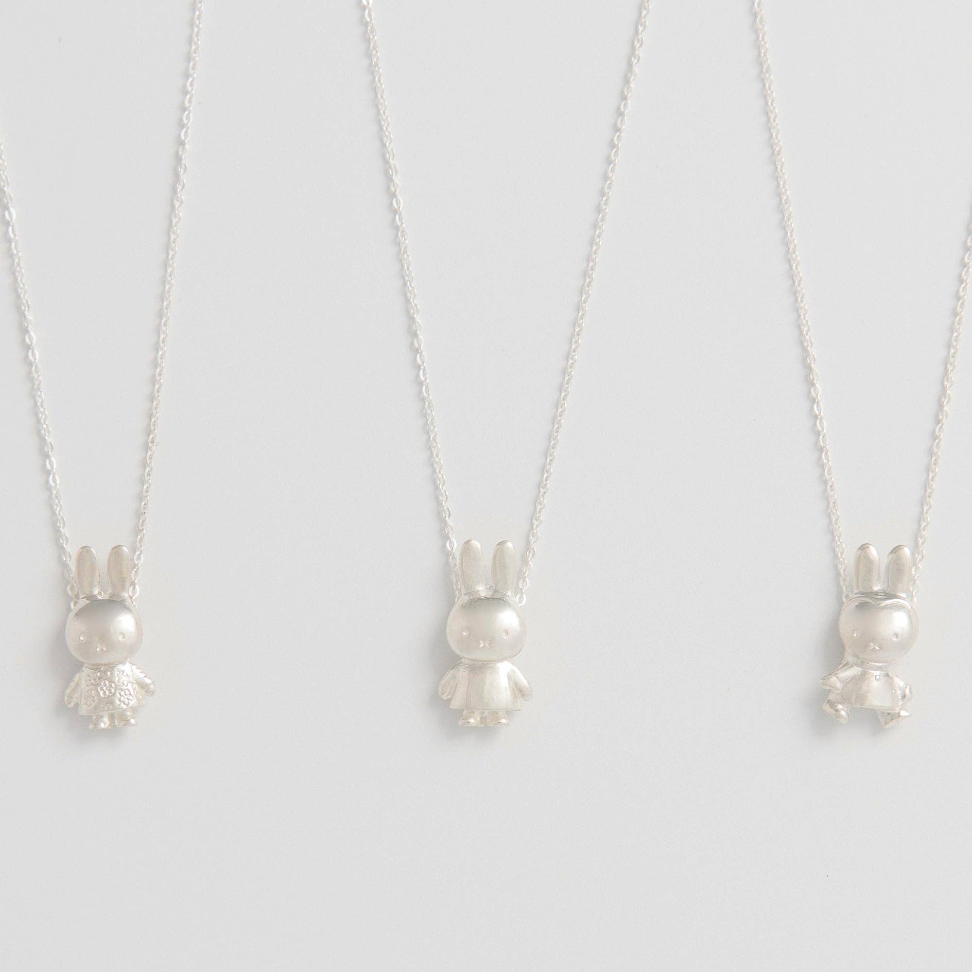 LICENSED TO CHARM - Wholesale Pendant/Charm Necklace - Miffy Body Charm Necklace (Sterling Silver)2