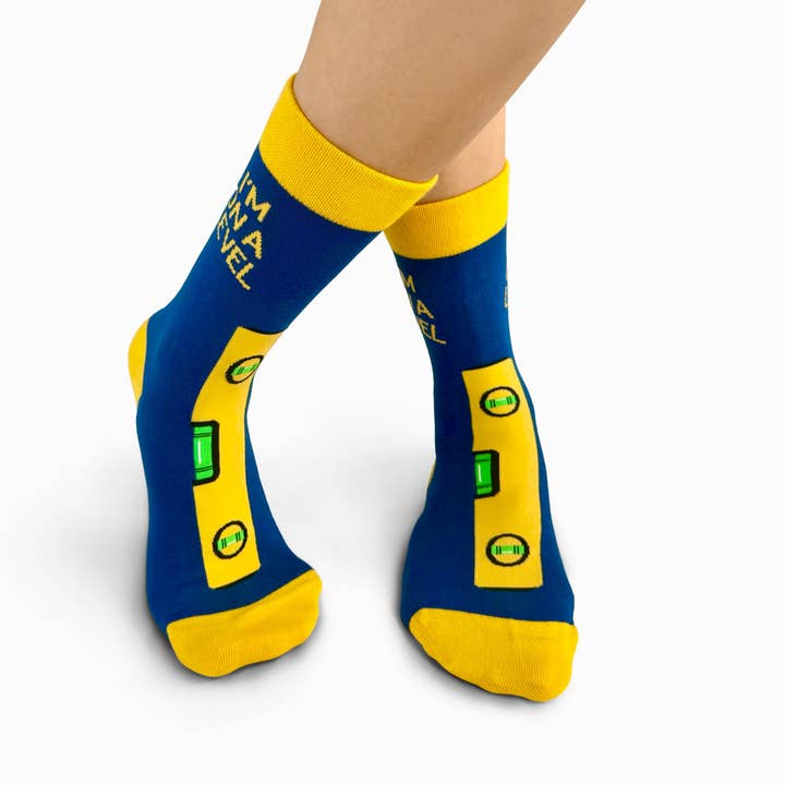 Happy Bits Socks – wholesale Socks – Unisex – I'm On a Level Bamboo Socks2