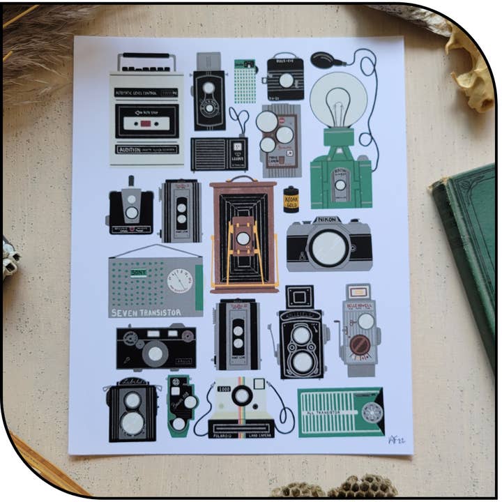 Snap Shot Art Print for wholesale by The Hollowbird