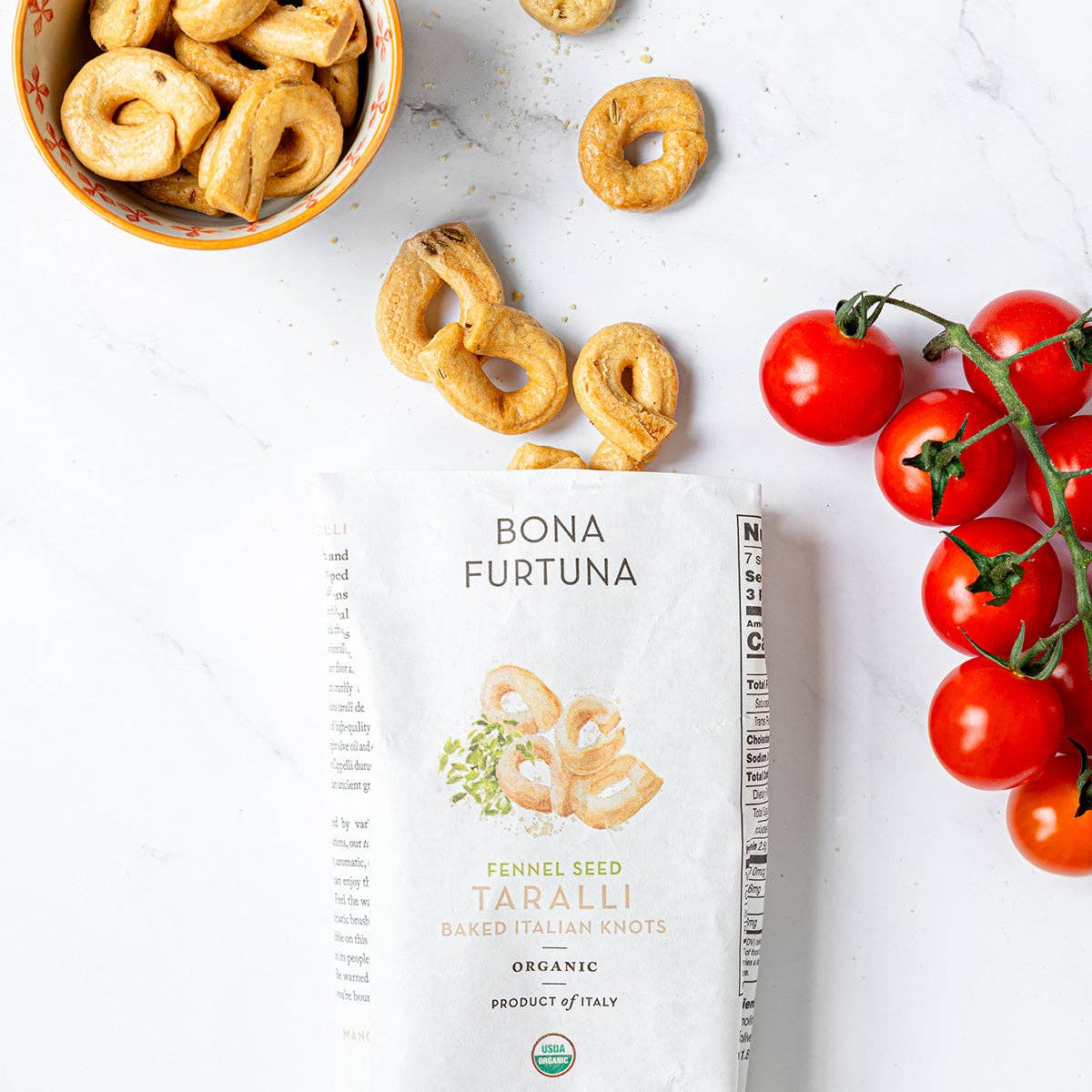 Bona Furtuna - Wholesale Crackers - Organic Fennel Taralli1