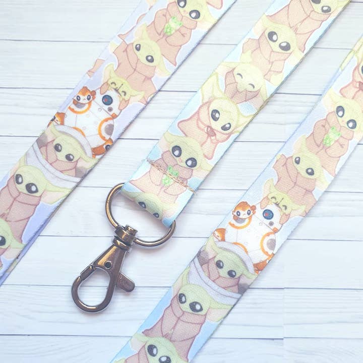 Ellesdoodlebox – wholesale Lanyard – Women’s – Baby Yoda Lanyard