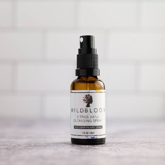 Citrus Hand Cleansing Spray for wholesale by WildBloom Skincare