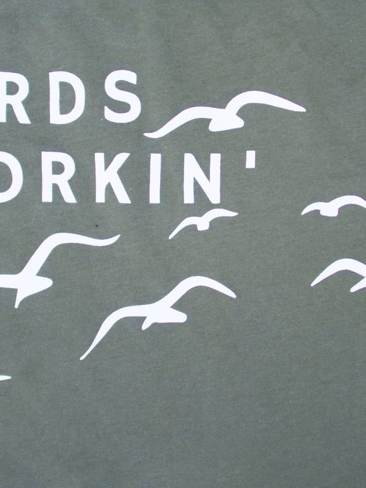 Bird's Working Tee for wholesale by Freckled Finn Fishing Company