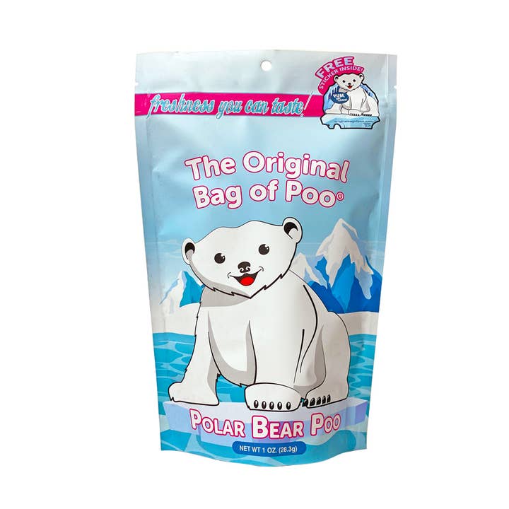 "The Original Bag of Poo"® - Wholesale Cotton Candy - The Original Bag of Poo (Polar Bear Poo)