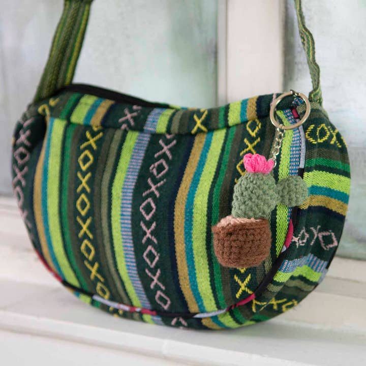 Kaktus Häkel-Schlüsselanhänger - Klein für den Großhandel von Siesta