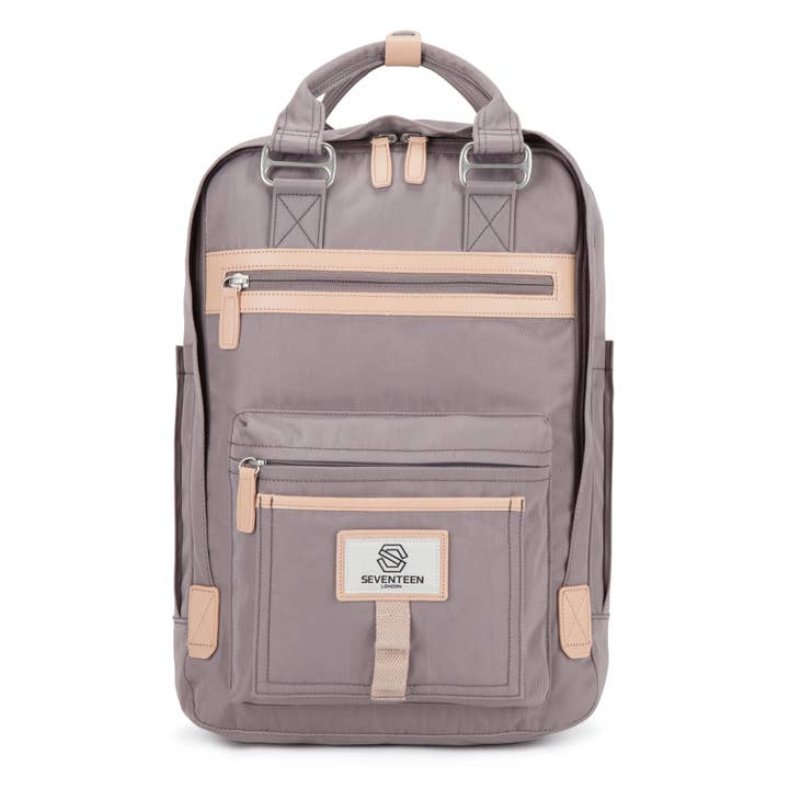 Wimbledon Backpack - Lilac for wholesale by SEVENTEEN LONDON