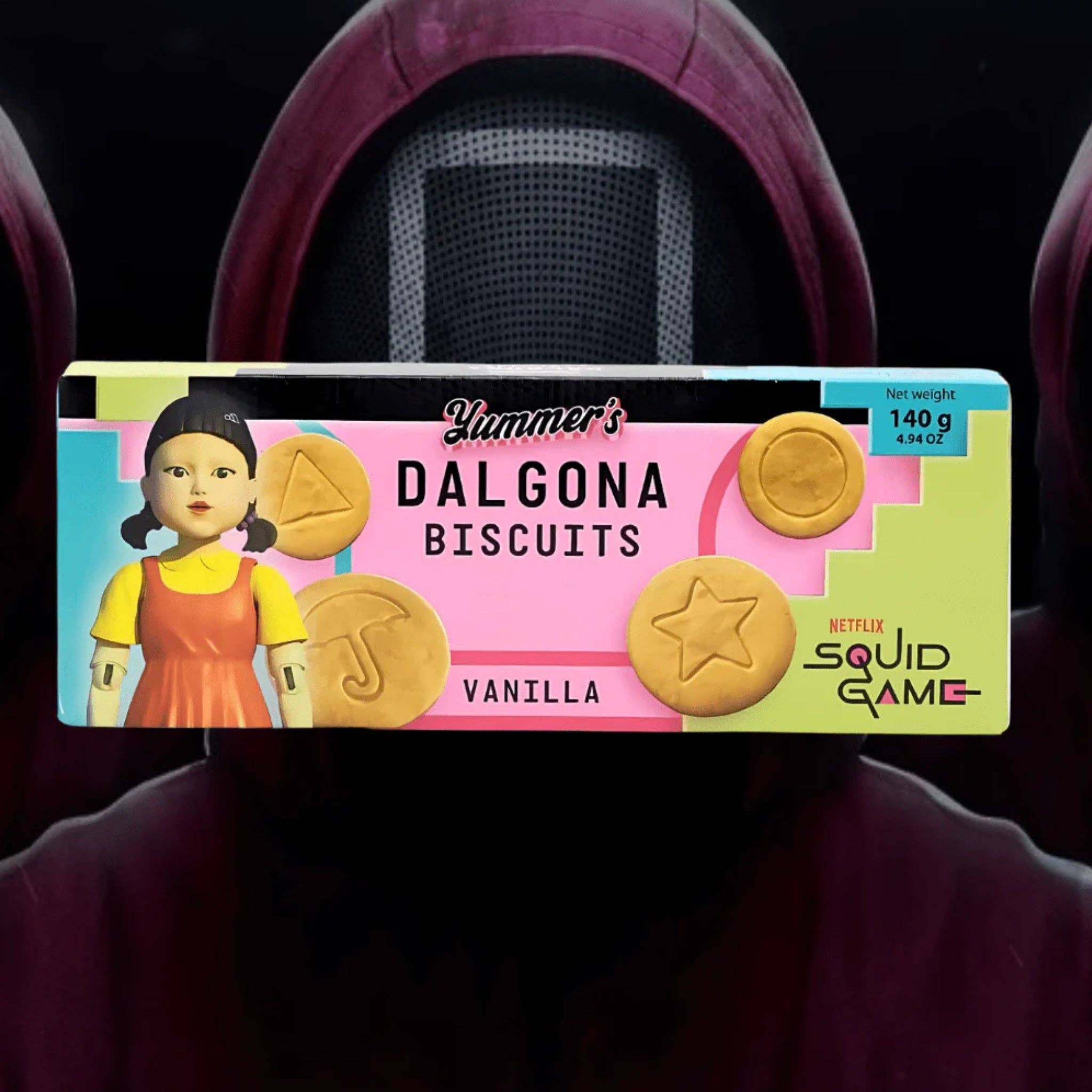 utoppa GmbH - Wholesale Koekje - Yummers Squid Game Koekjes Vanille 140 g1