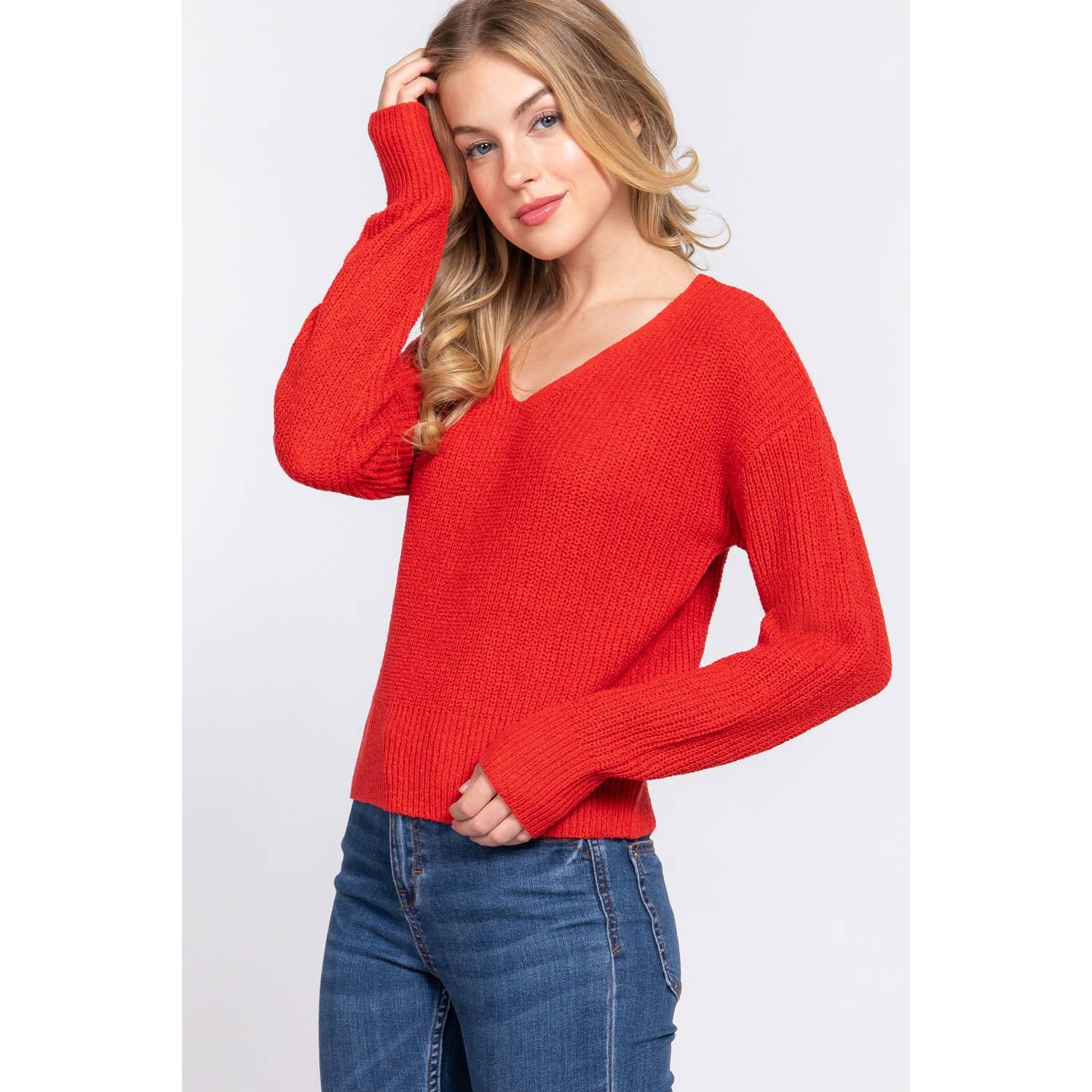 Apolline – Engroshandel Pullover - Dame – DOLMAN SLV STRAPPY TRØJE MED ÅBEN RYG2