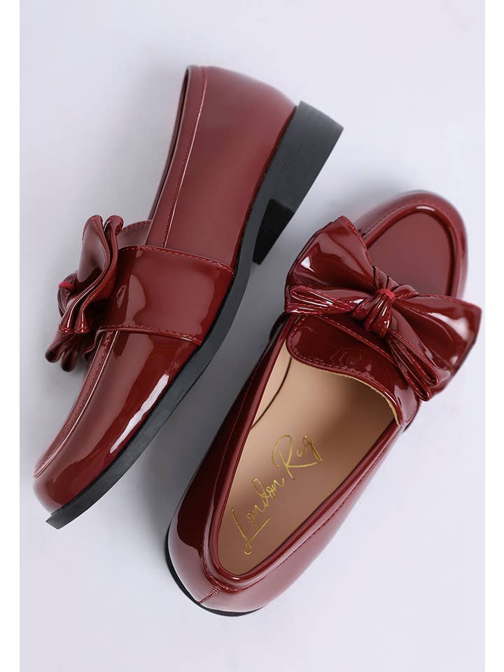 Rag Company - Wholesale Loafers - Women's - ARAMINTA Classic Chunky Bow Loafers3