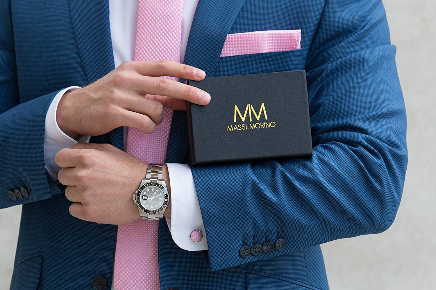 Massi Morino - Wholesale Necktie - Men's - Tie set | Extensive box content18