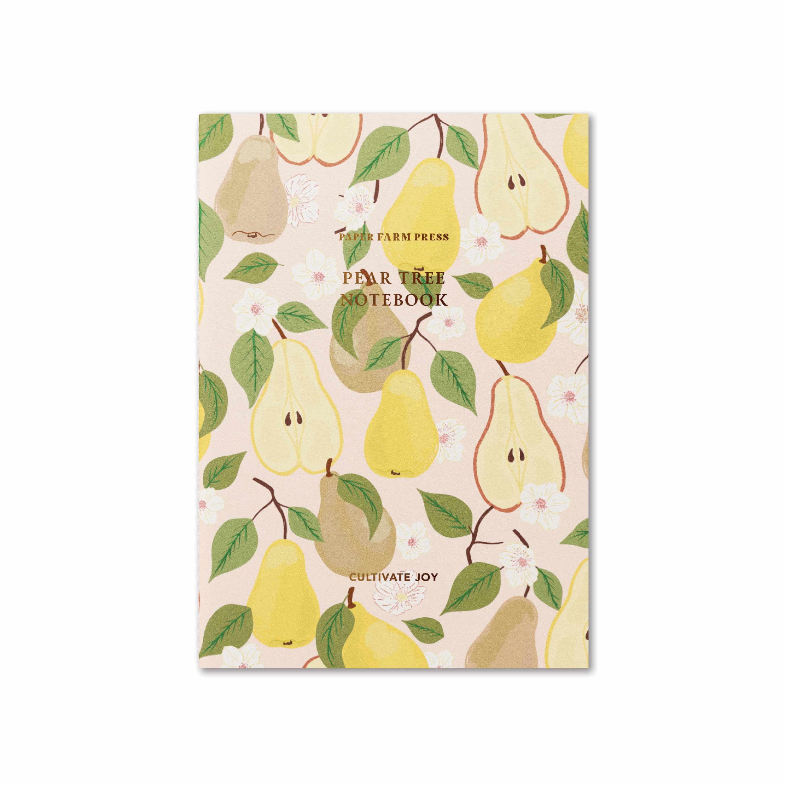 Paper Farm Press - Wholesale Notebook - Cultivate Joy Pear Tree Stitched Notebook4
